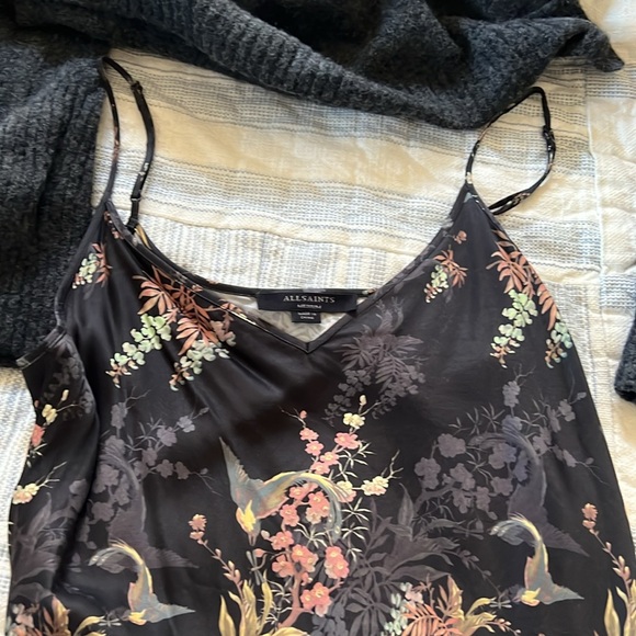 All Saints two in one Tierny twofer slip dress - Picture 5 of 7